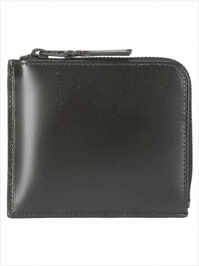Comme Des Garçons Smooth Leather Zip-Around Card Wallet
