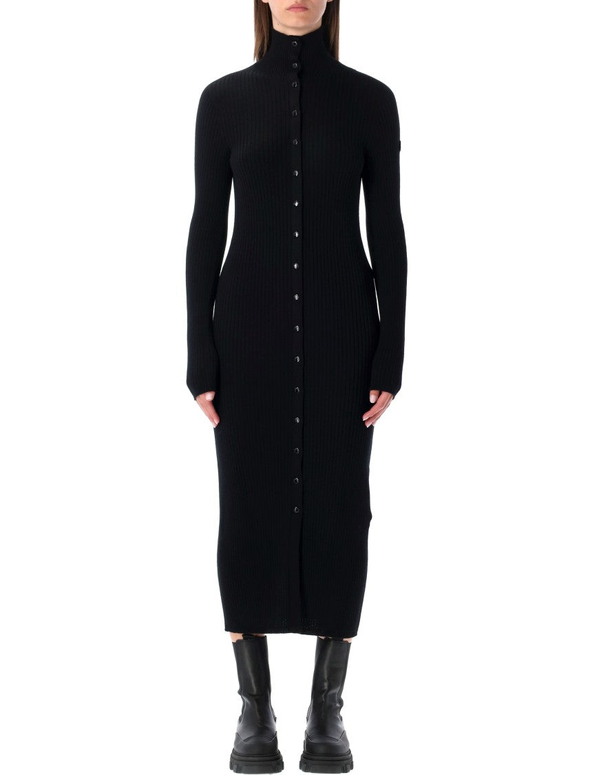 Moncler X Edward Enninful Maxi-Length Ribbed Knit Dress