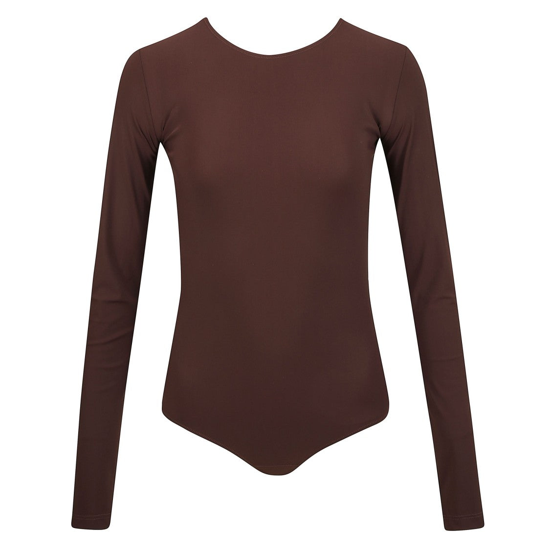 Mm6 By Maison Margiela Fitted Long-Sleeve Bodysuit