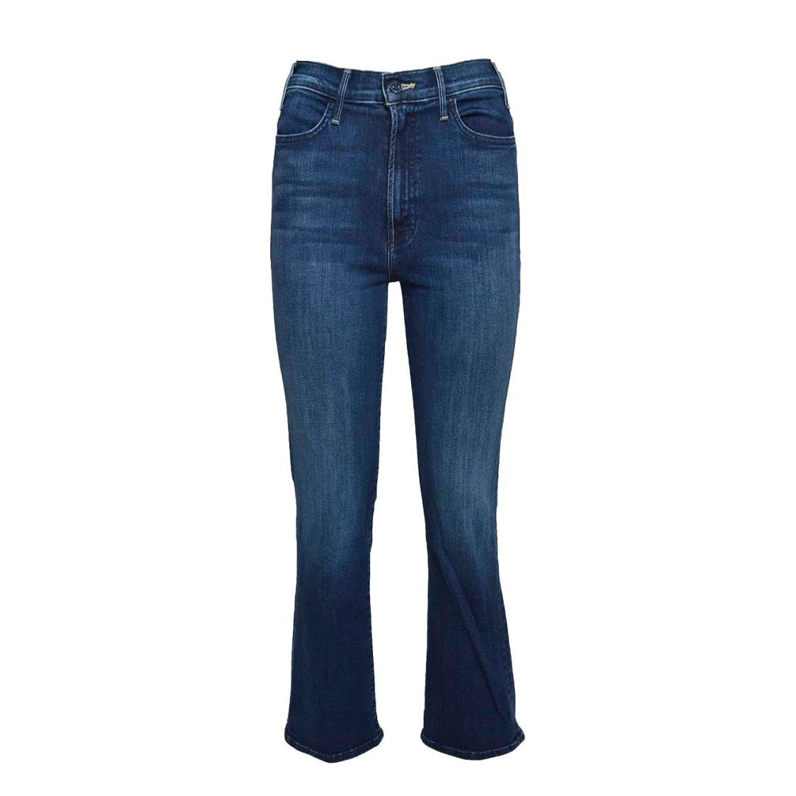 Mother Ankle-Length Straight Leg Jeans