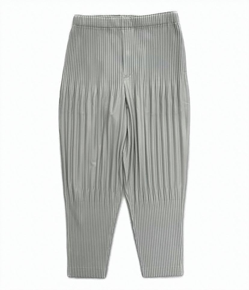 Homme Plissé Issey Miyake Pleated Tapered Jogger Pants With Cropped Silhouette