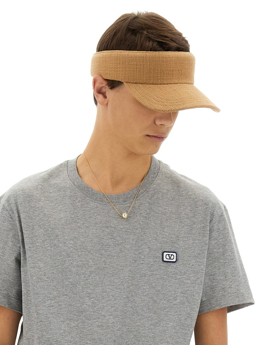 Valentino Vlogo" Patch Cotton T-Shirt