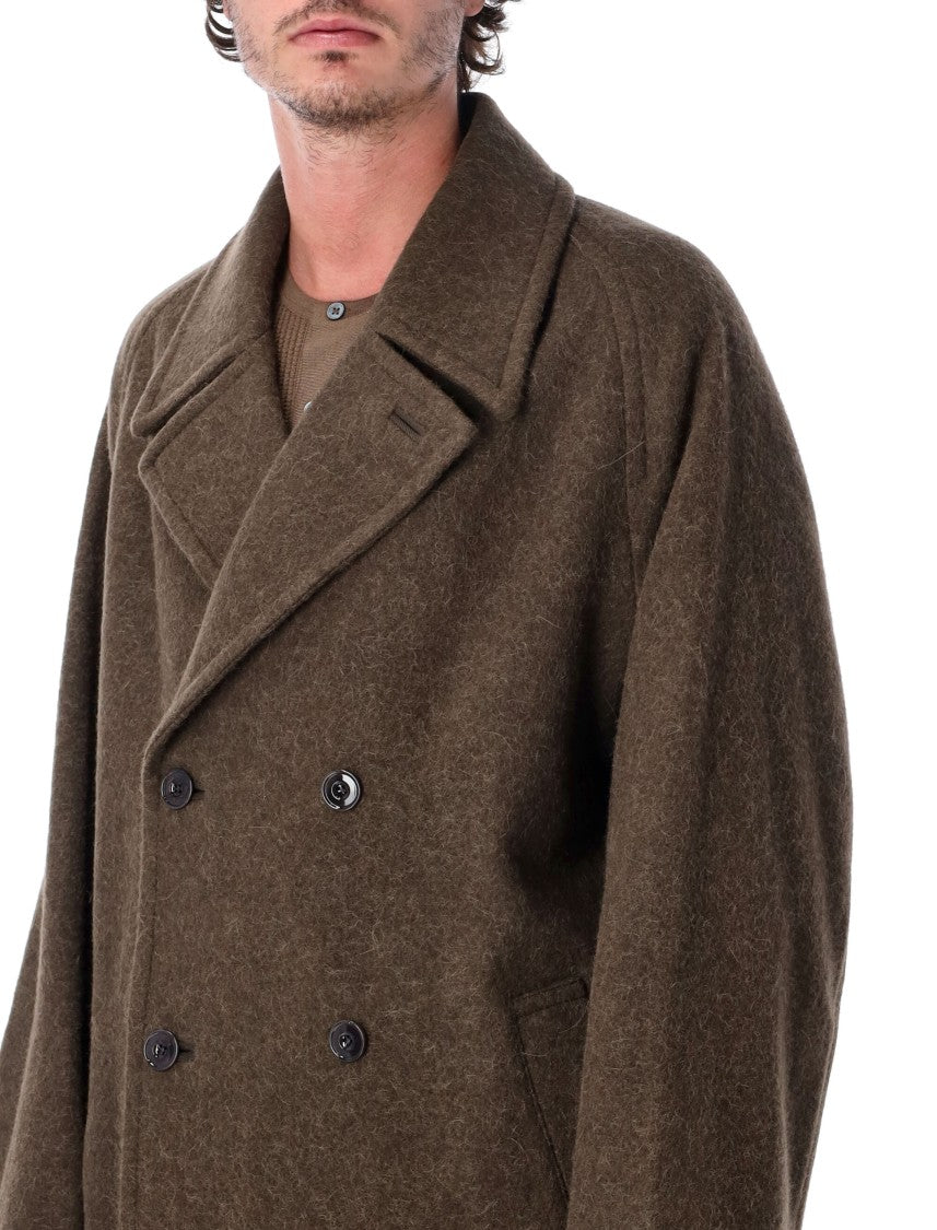 Lemaire Oversized Wide Lapel Double-Breasted Coat