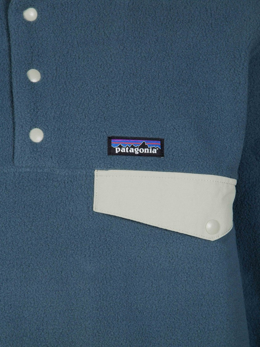 Patagonia Lw Synch Snap-T High Collar Snap-Button Pullover