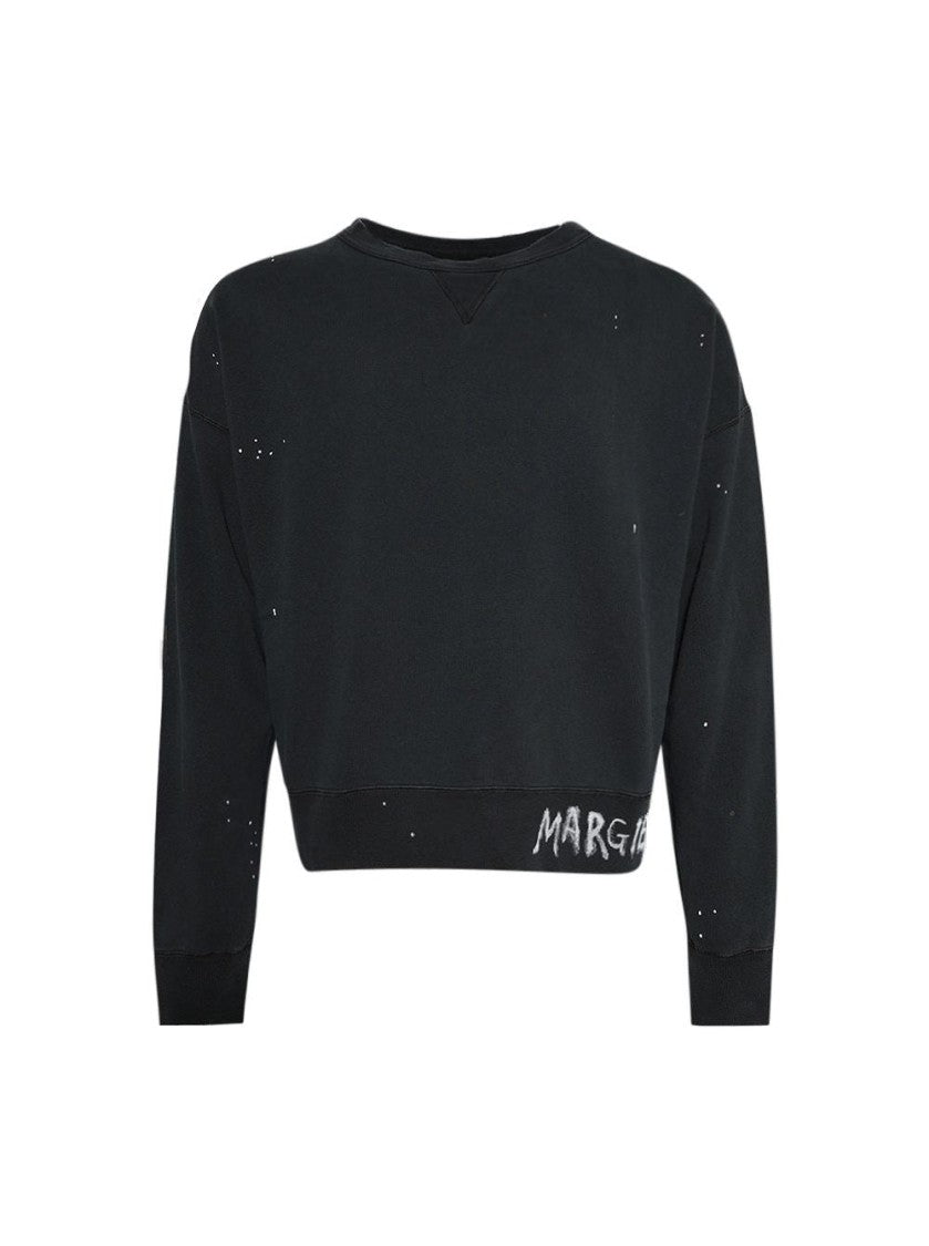 Maison Margiela Sweatshirt Washed Black