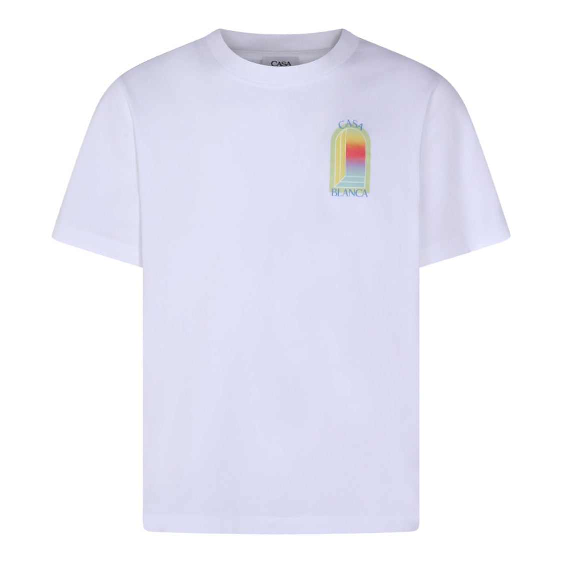 Casablanca Short-Sleeve Graphic T-Shirt With Arched Window Design