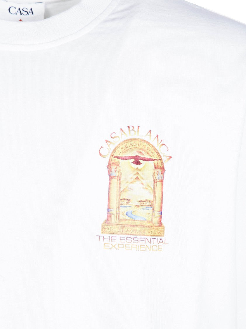 Casablanca Hermons Mirage Arch Classic Printed T-Shirt