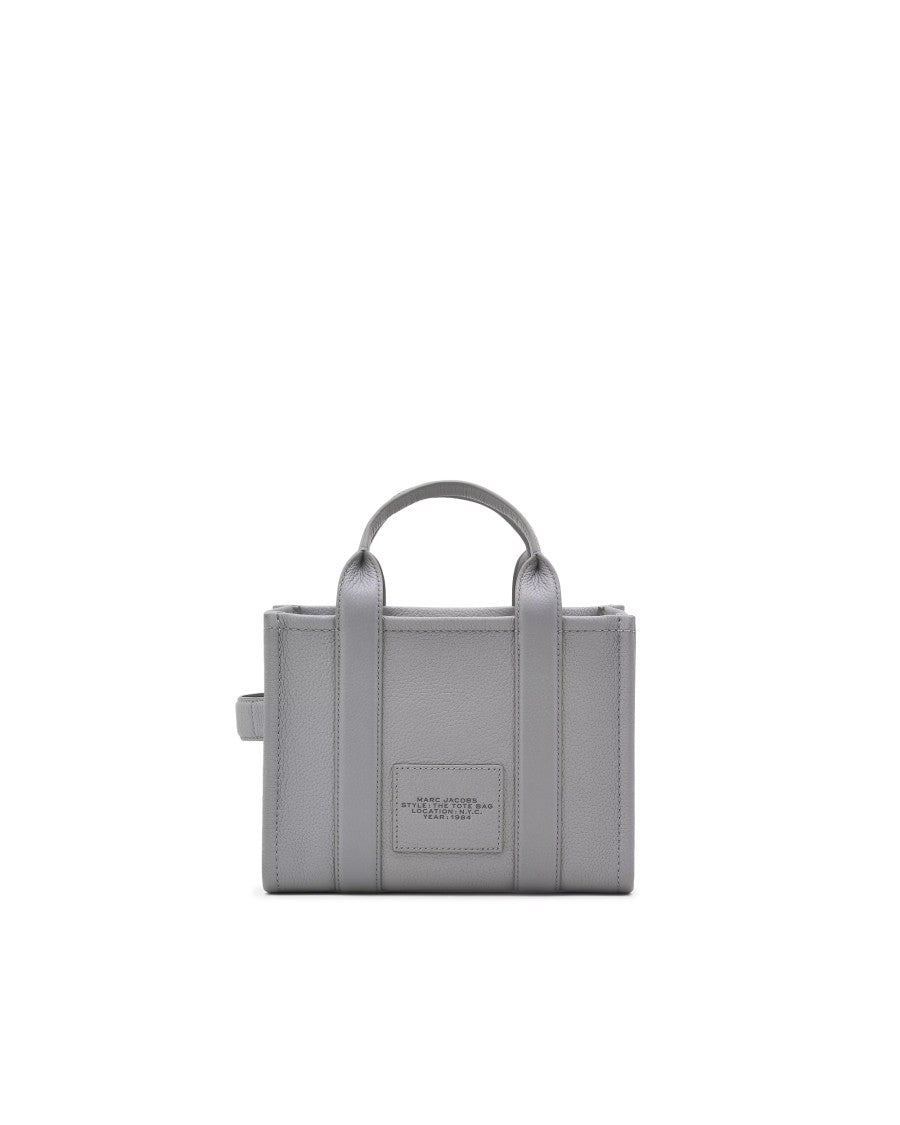 Marc Jacobs The Leather Small Cement Tote Bag
