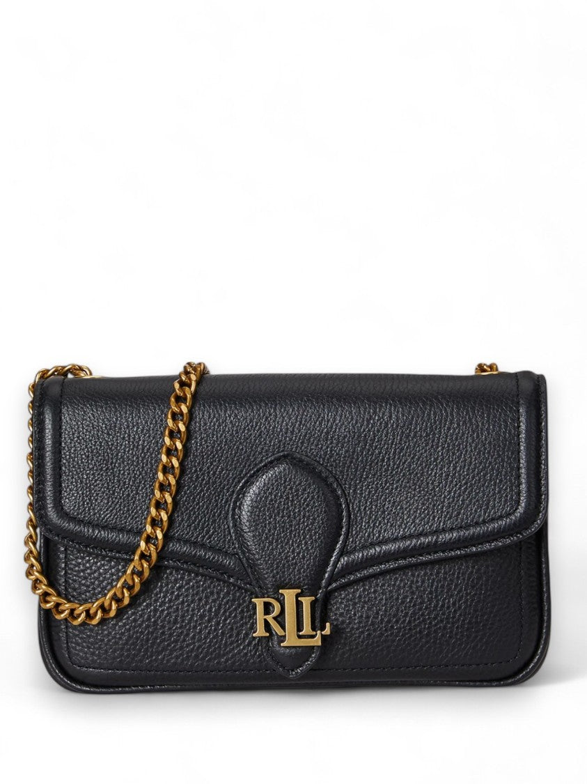 Lauren Ralph Lauren Textured Calf Leather Shoulder Bag