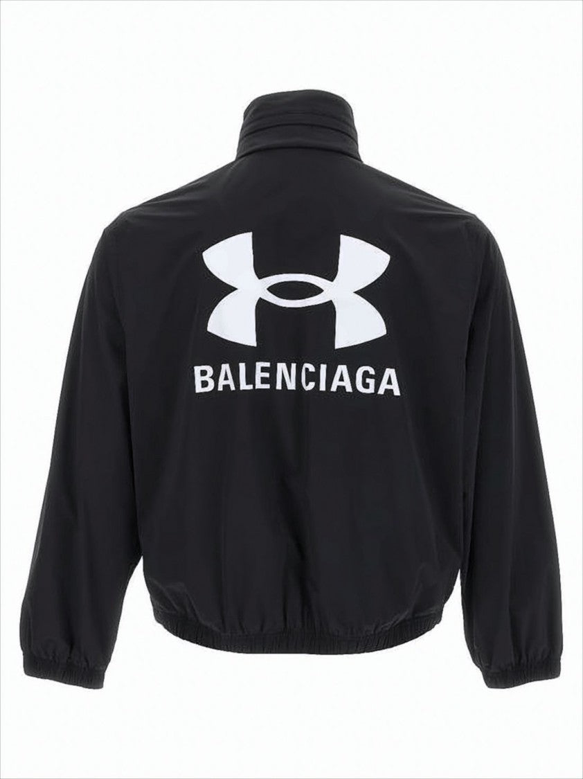 Balenciaga Cropped High-Collar Jacket