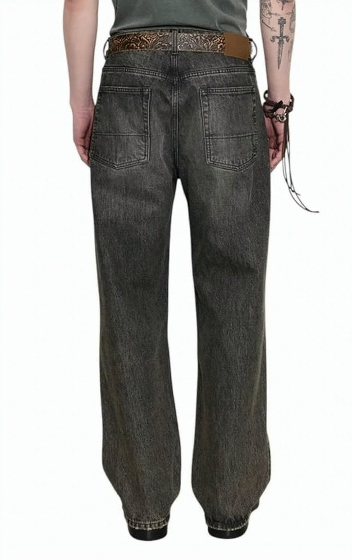 Our Legacy Wide-Leg Denim Pants With Vintage-Inspired Wash