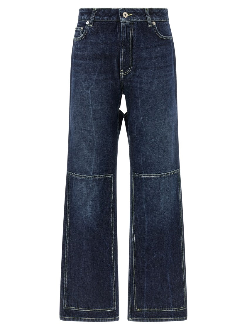 Jean Paul Gaultier 'The Blue Cut-Out' Jeans