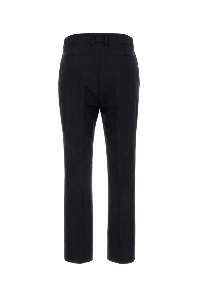 Gucci Embroidered Cotton Blend Pant