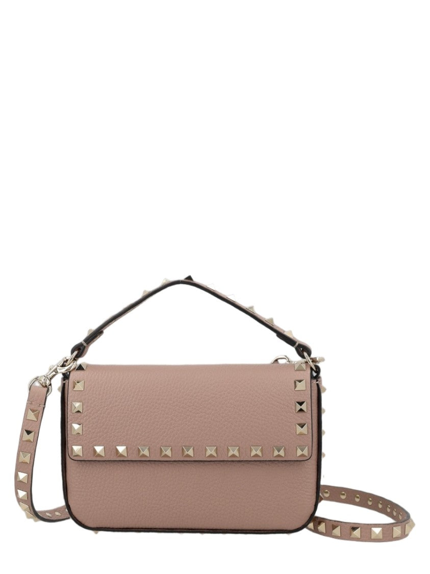 Valentino Garavani Textured Leather Pouch With Pyramid-Stud Detail