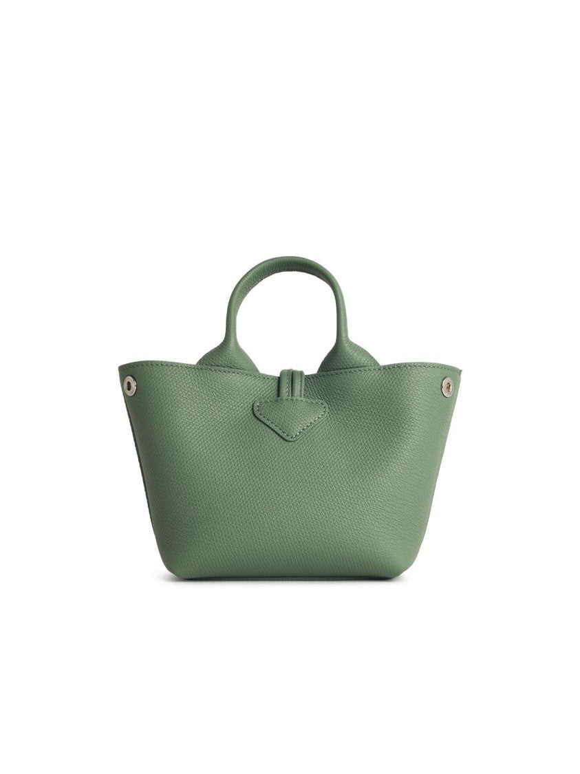 Longchamp Oregano Leather 'Xs Le Roseau' Handle Bag