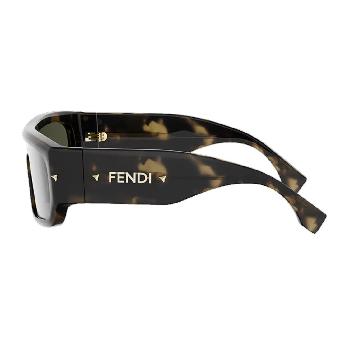 Fendi Havana Screen Bold Acetate Sunglasses