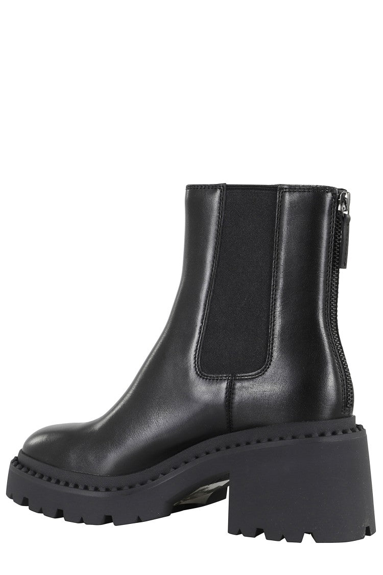 Ash Newton Ankle Boot In Smooth Leather