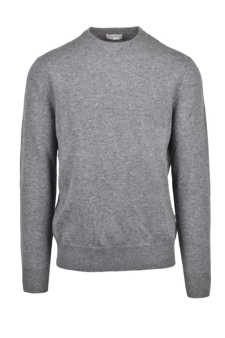 Ballantyne Wool Crewneck Pullover - Grey