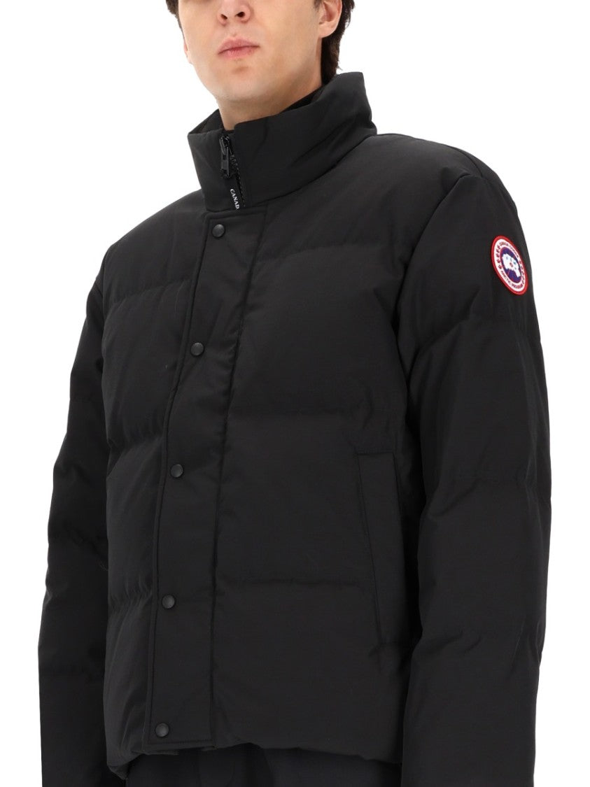 Canada Goose Boxy Cropped Padded Parka With Horizontal Quilting