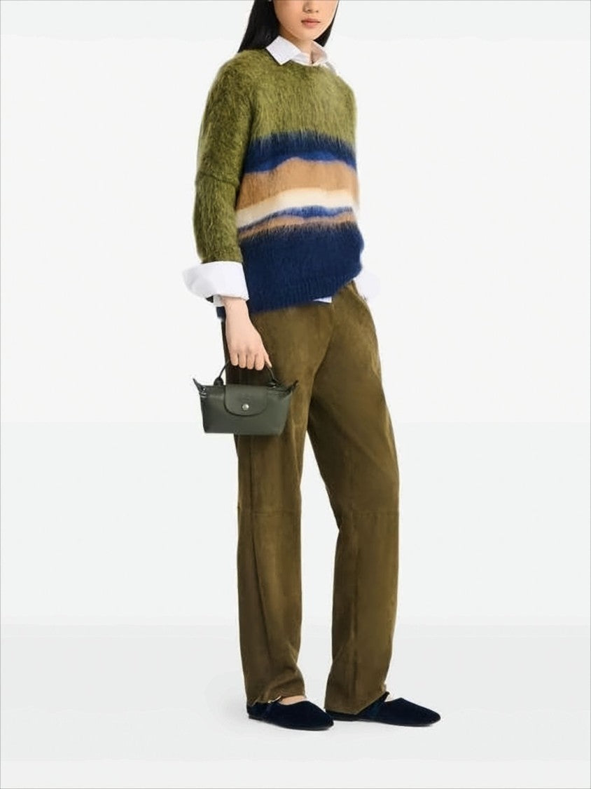 Longchamp Structured Cowhide Leather Crossbody Bag