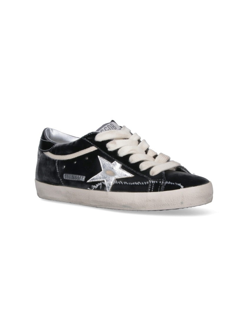 Golden Goose Black Super Star Ltd Suede Sneakers