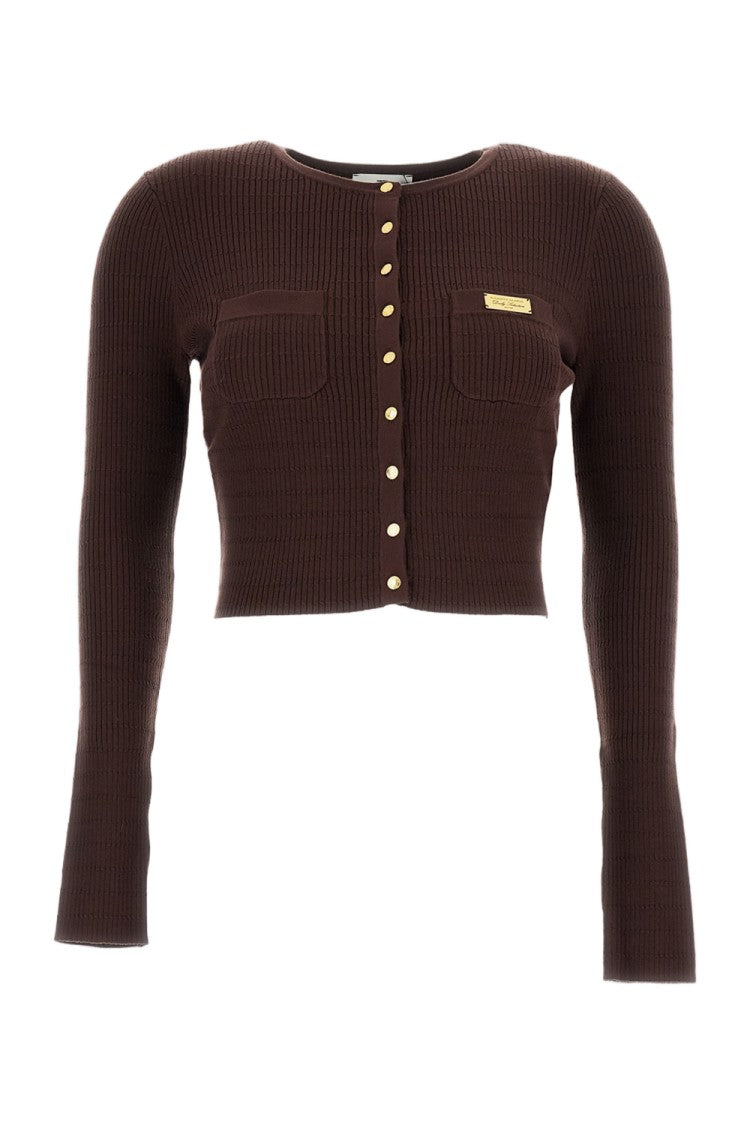 Elisabetta Franchi Fitted Button-Front Cardigan