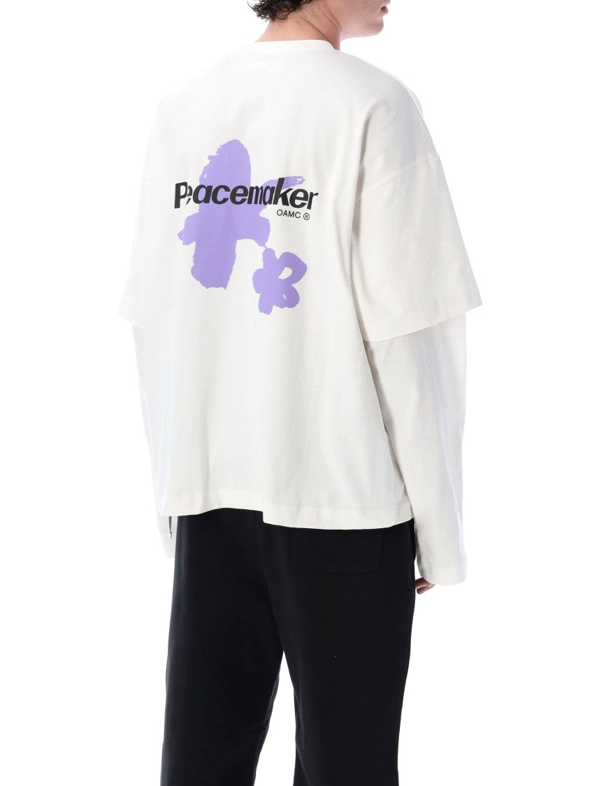 Oamc Peacemaker Painted Double Layer Boxy T-Shirt