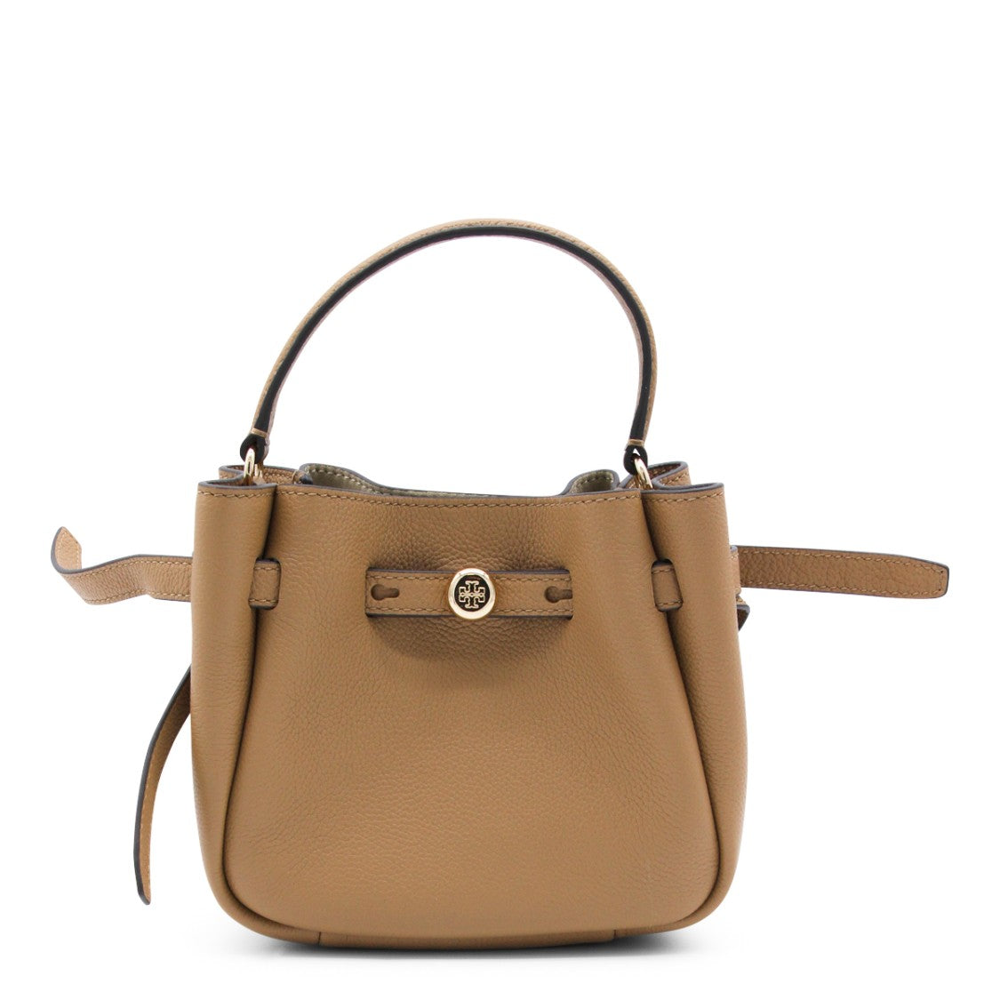 Tory Burch Camel Leather Satchel Bag