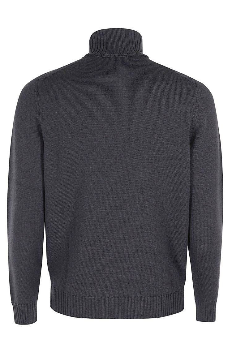 Drumohr Double Thread Merino Wool Turtleneck