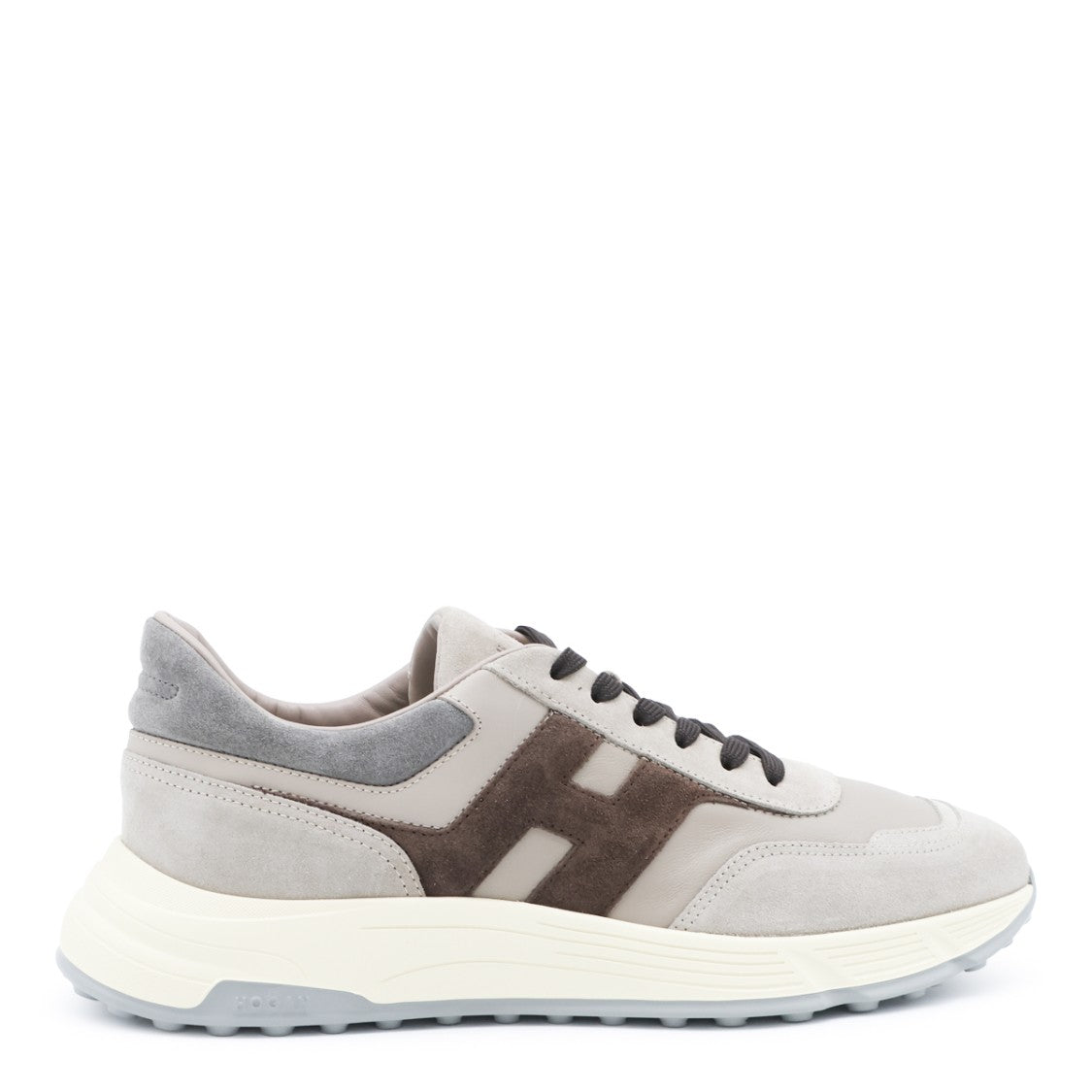 Hogan Layered Suede And Smooth Sneakers