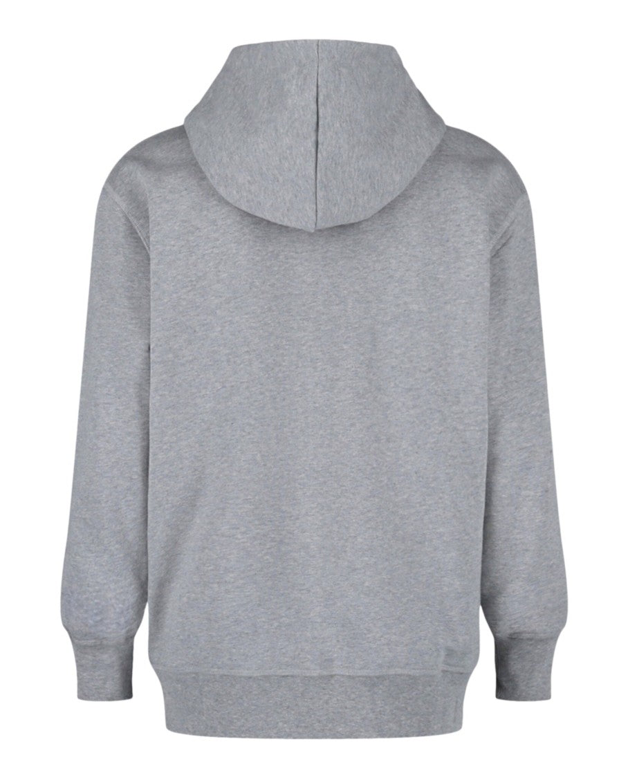 Alexander Mcqueen Graffiti Logo Hooded Sweatshirt