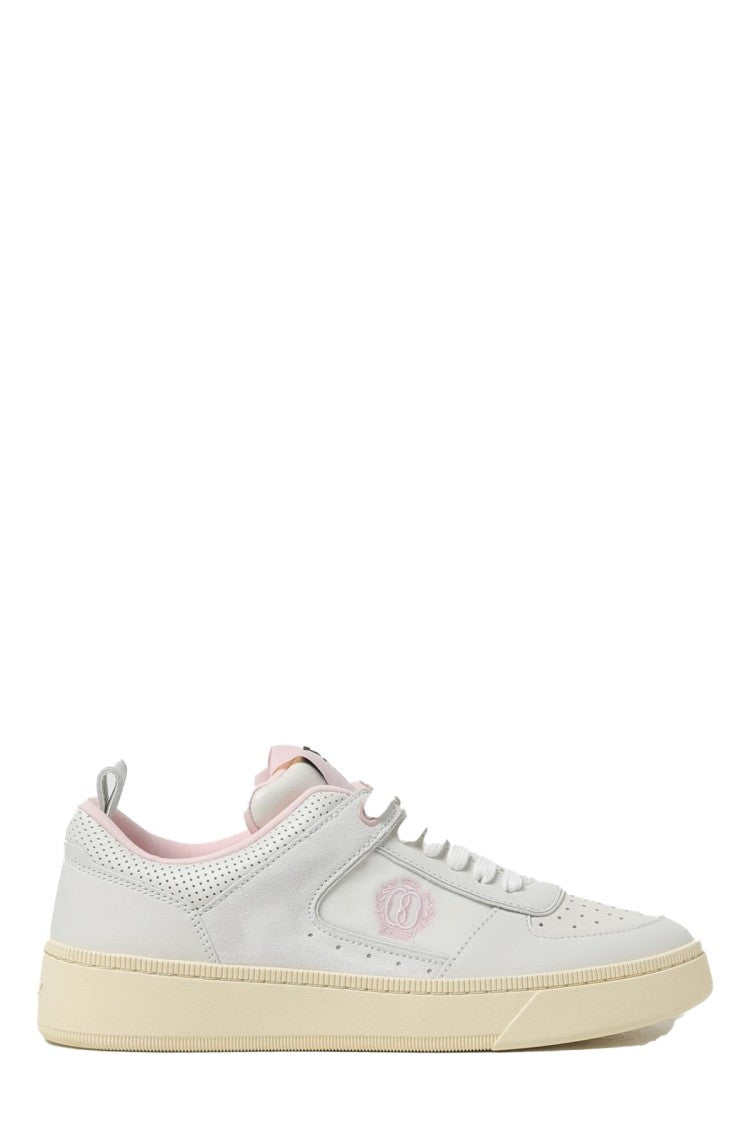 Bally White Nappa Leather Low-Top Sneakers