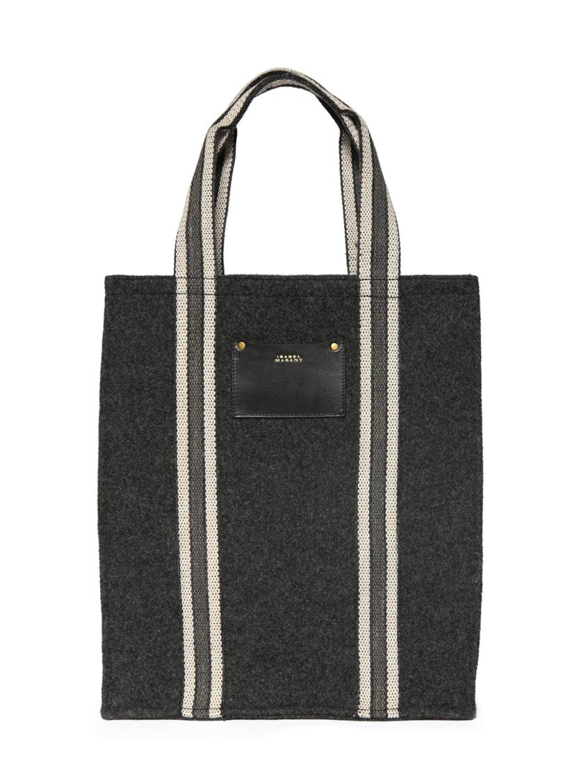 Isabel Marant Aruba Puebla Logo Patch Tote Bag