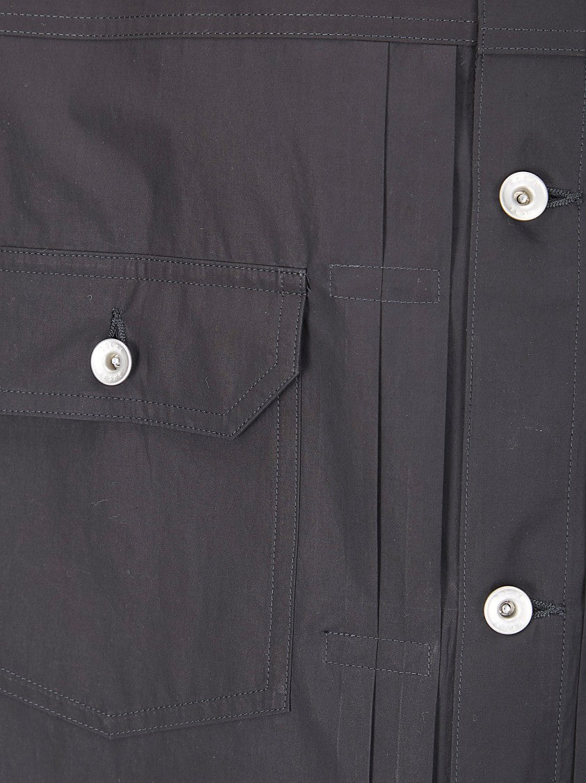 Sacai White Cotton Typewriter Jacket
