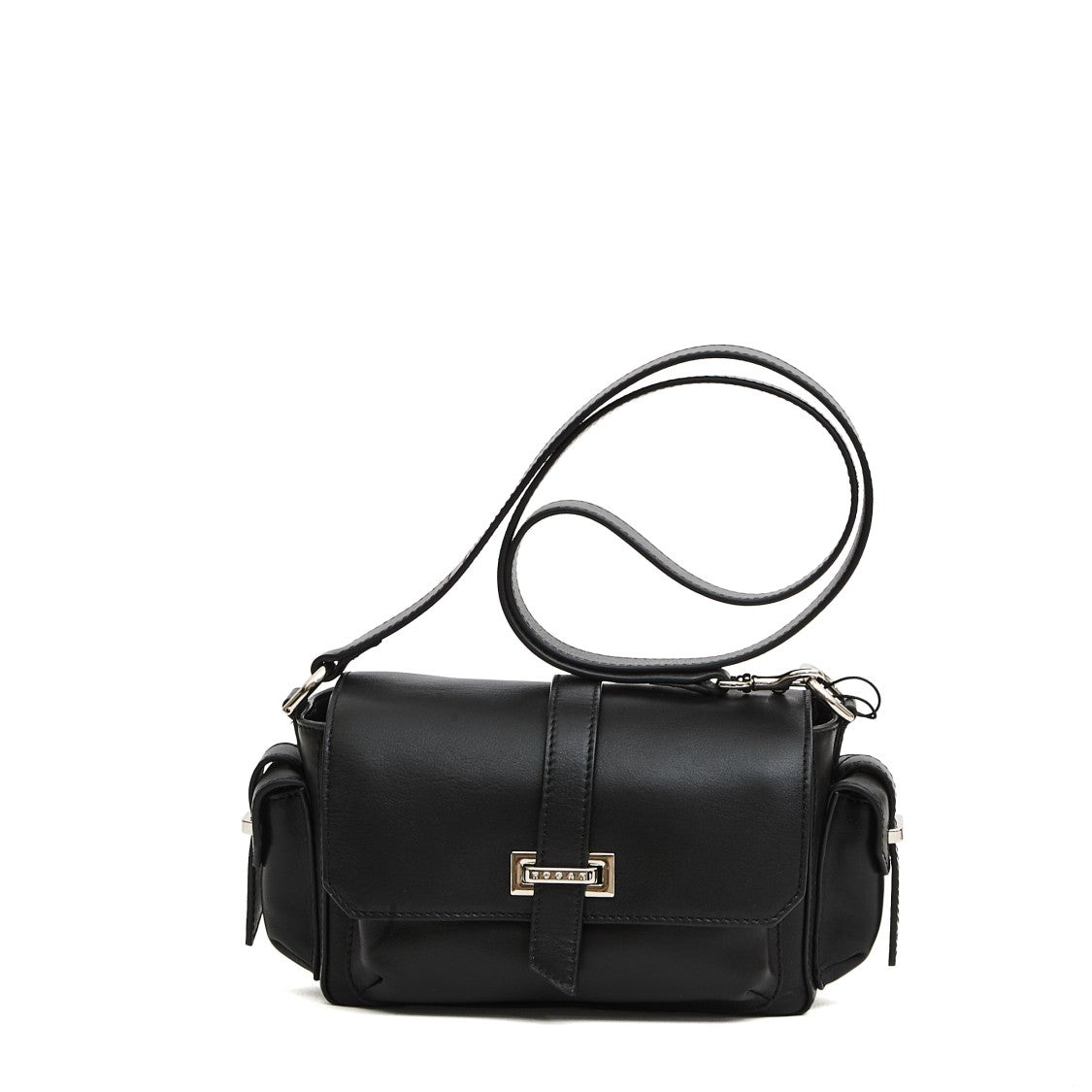 Hogan Black Leather Camera Bag