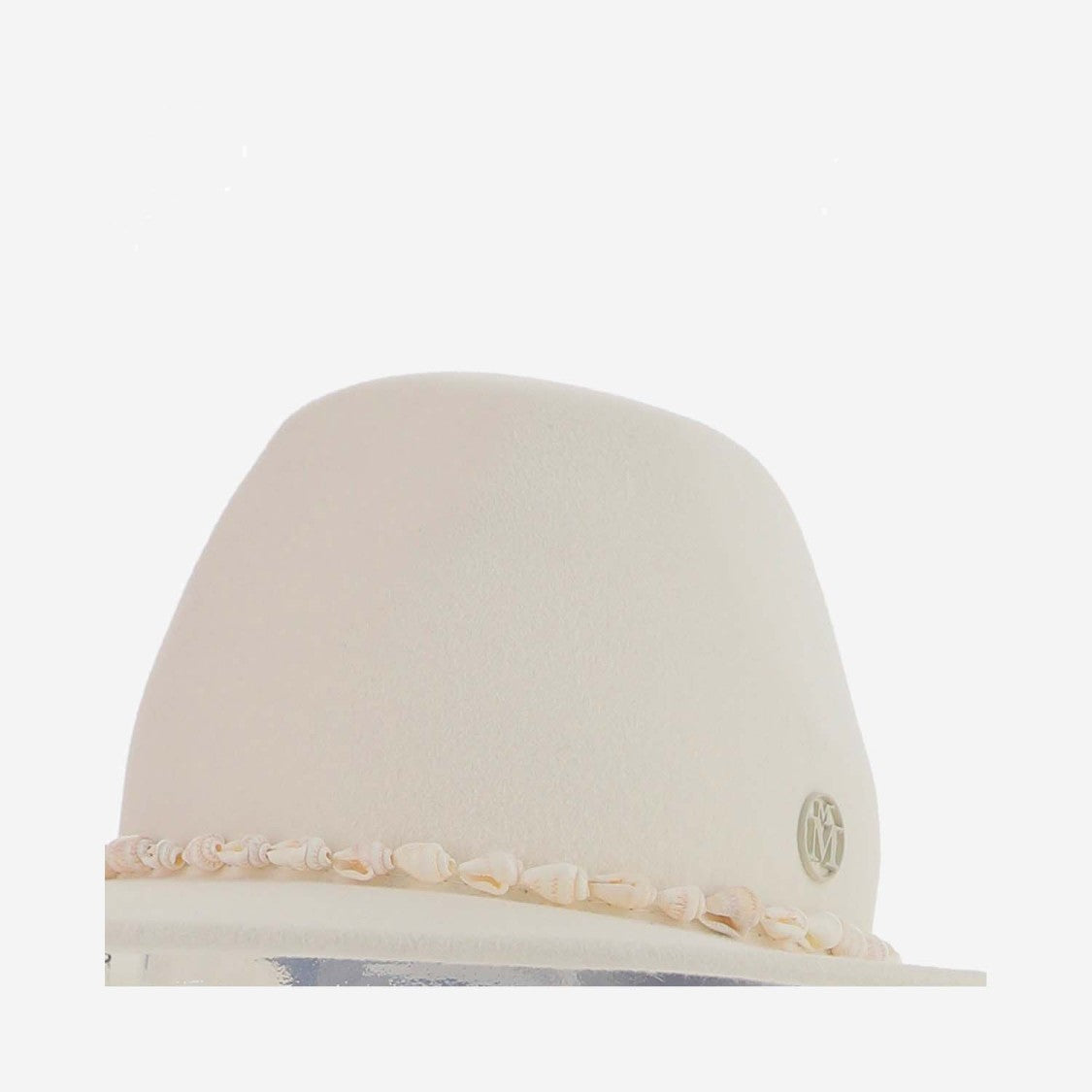 Maison Michel Kyra Wool Felt Hat With Shells