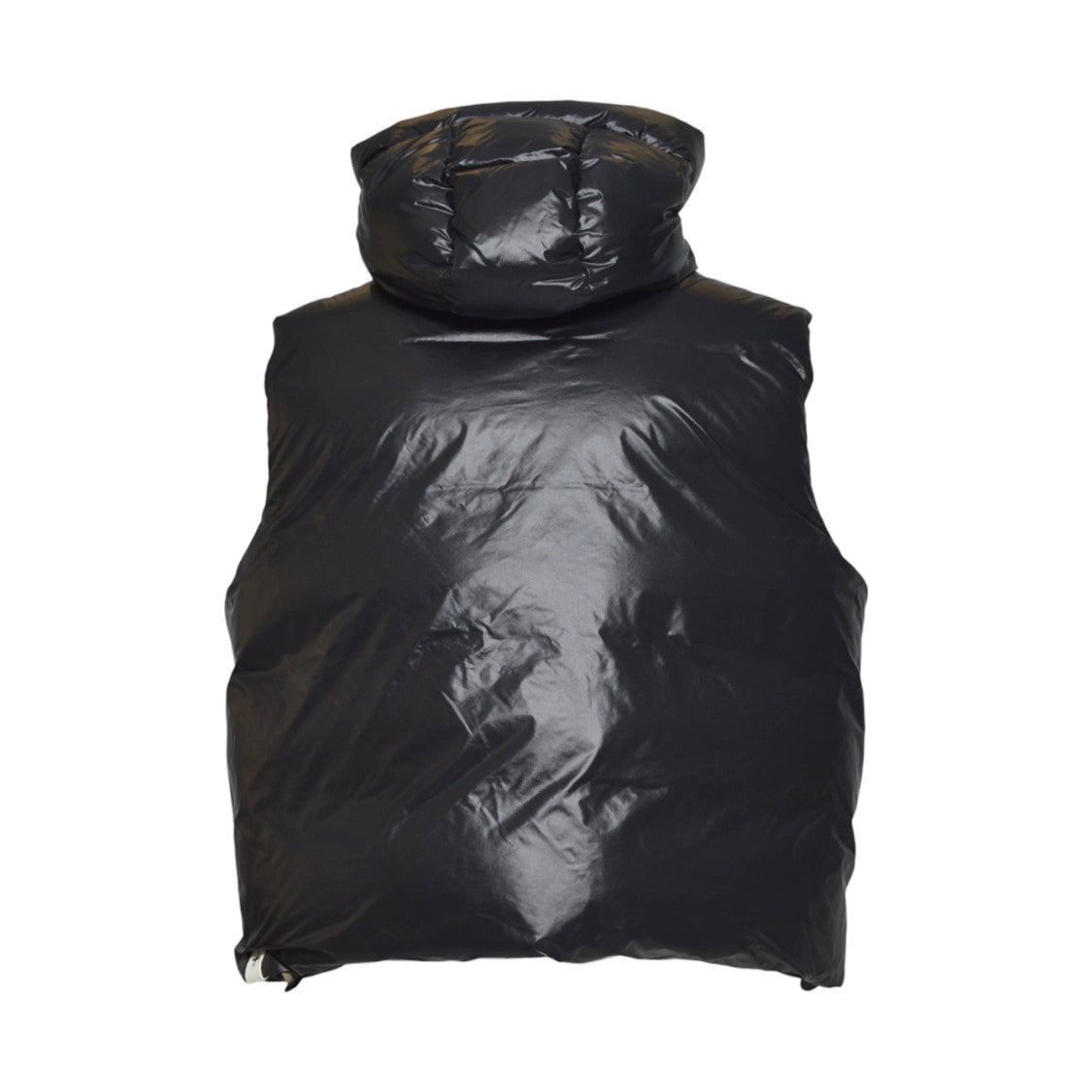 Jil Sander Cropped Sleeveless Puffer Jacket With Finish