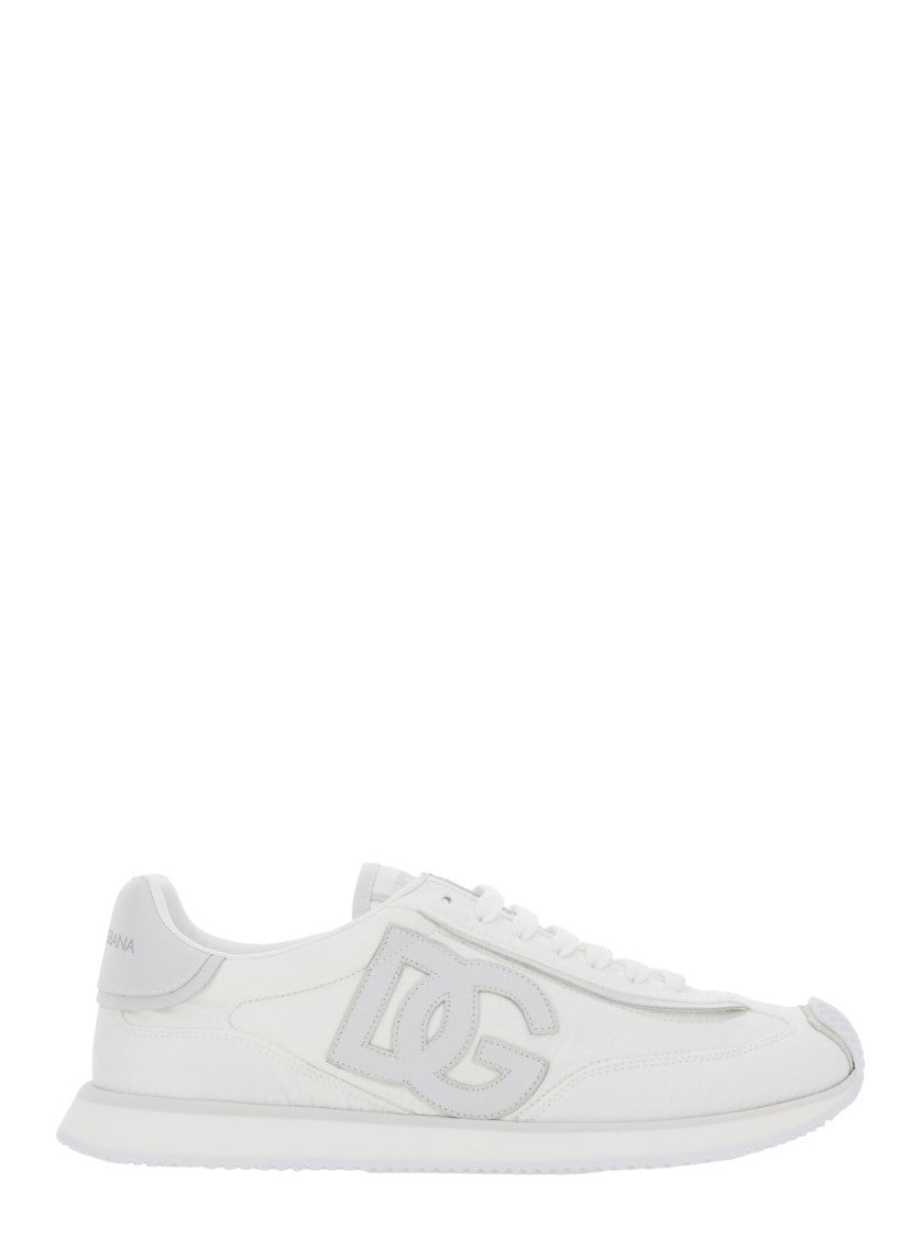 Dolce & Gabbana White Low Top Sneakers