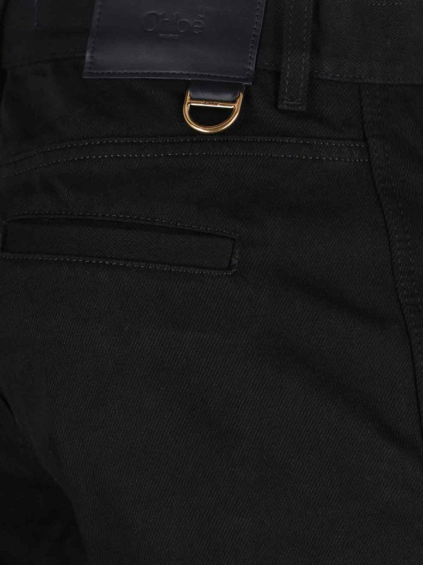 Chloé High-Waisted Slim Bootcut Jeans