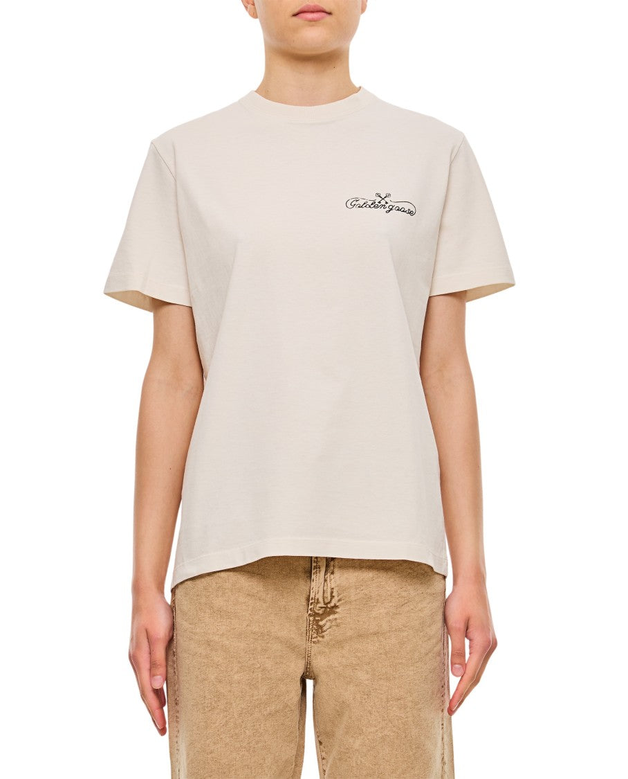 Golden Goose Deluxe Brand Logo Cotton Jersey T-Shirt