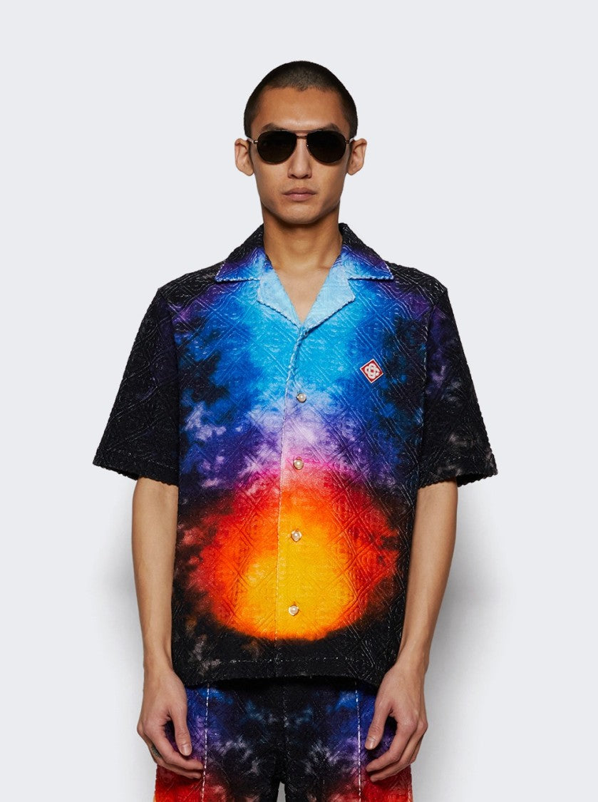 Casablanca Jacquard Monogram Shirt - Tie Dye