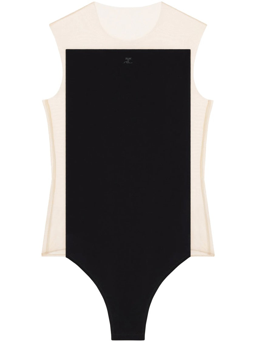 Courrèges Frame Illusion Sheer Bodysuit