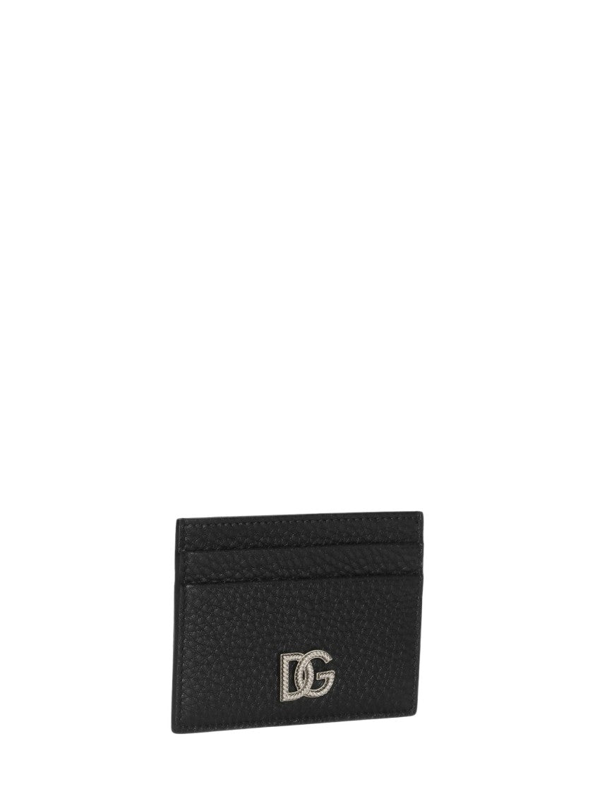 Dolce & Gabbana Portacarte Vit. Odissea Compact Leather Card Holder