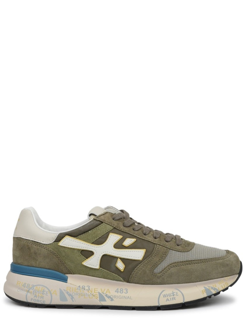 Premiata Mick Mesh Suede Overlay Polyamide Sneakers