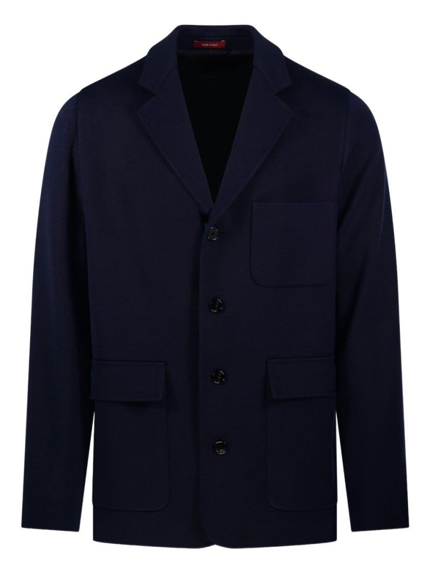Gucci Tailored Blue Cotton Jacket