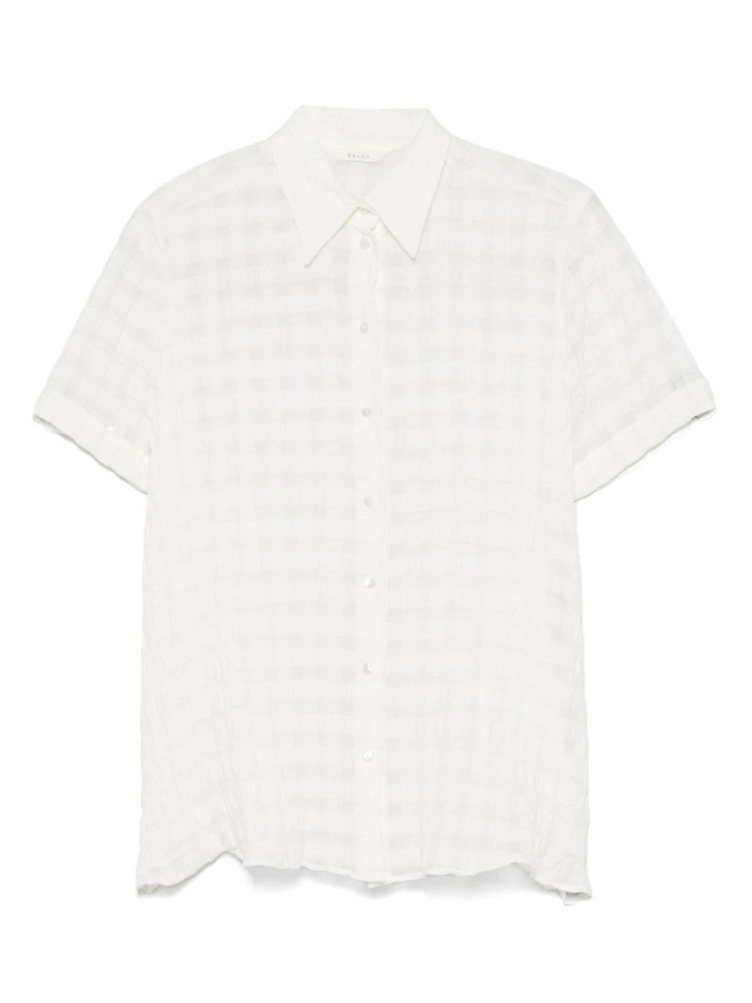 Xacus Linen-Cotton Blend Shirt With Classic Collar