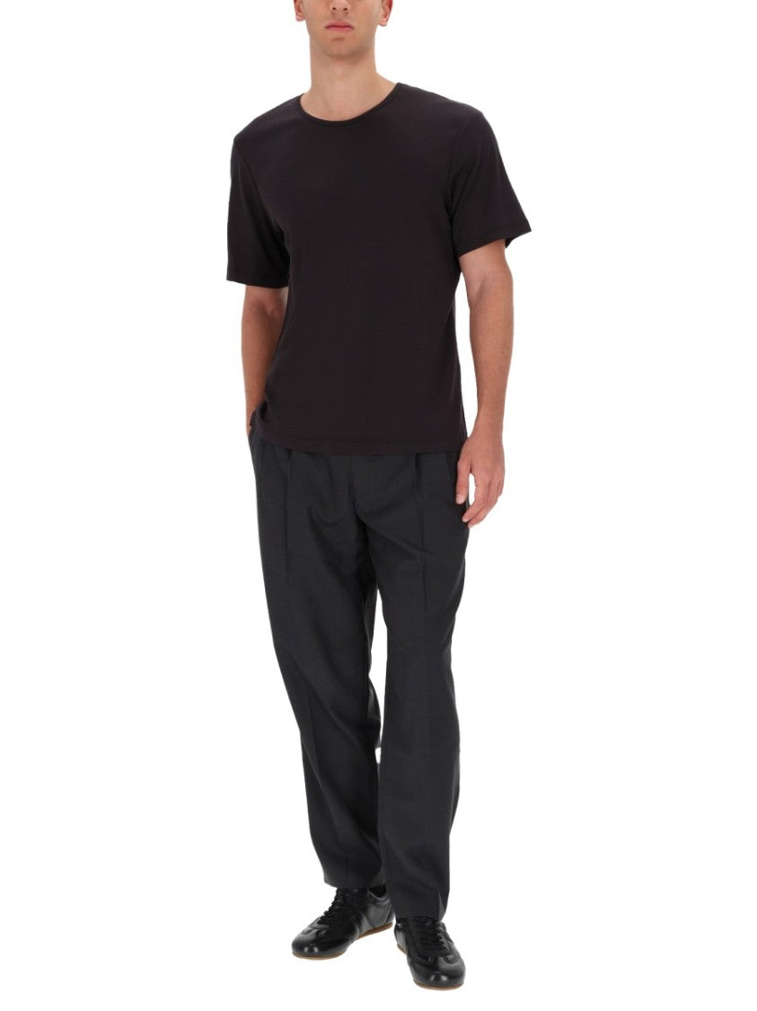 Lemaire White Cotton Crewneck T-Shirt
