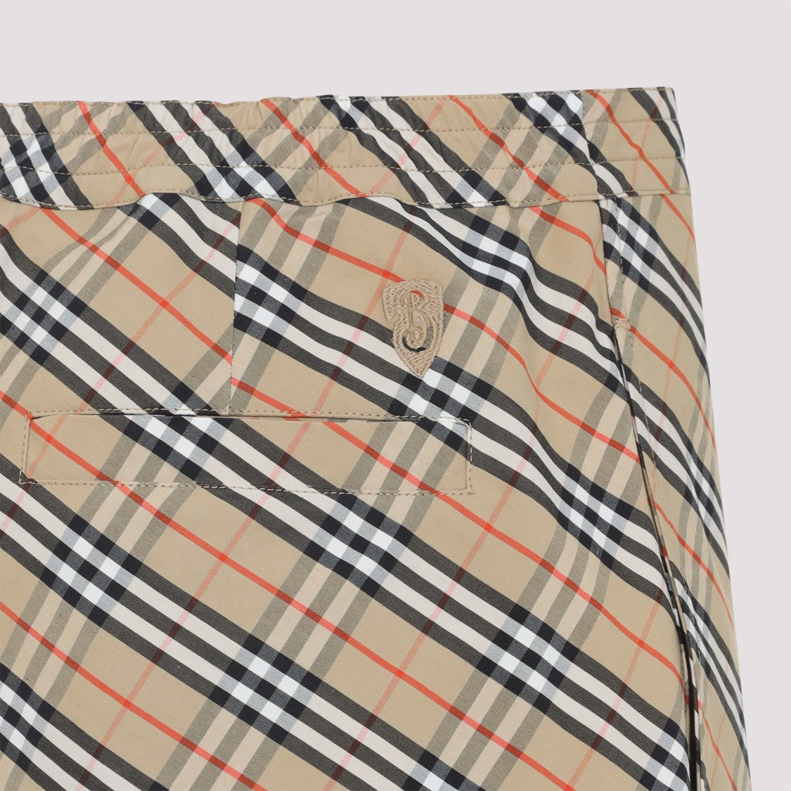 Burberry Relaxed Fit Plaid Cotton Bermudas