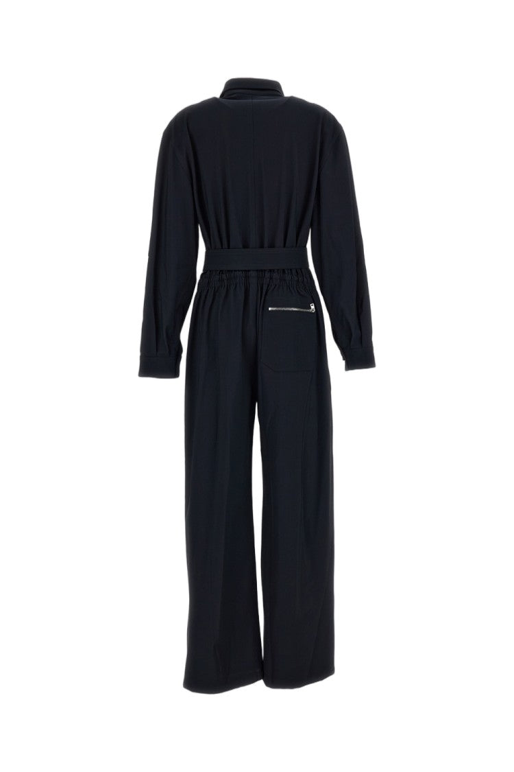 Irie' Black High Collar Utility Jumpsuit