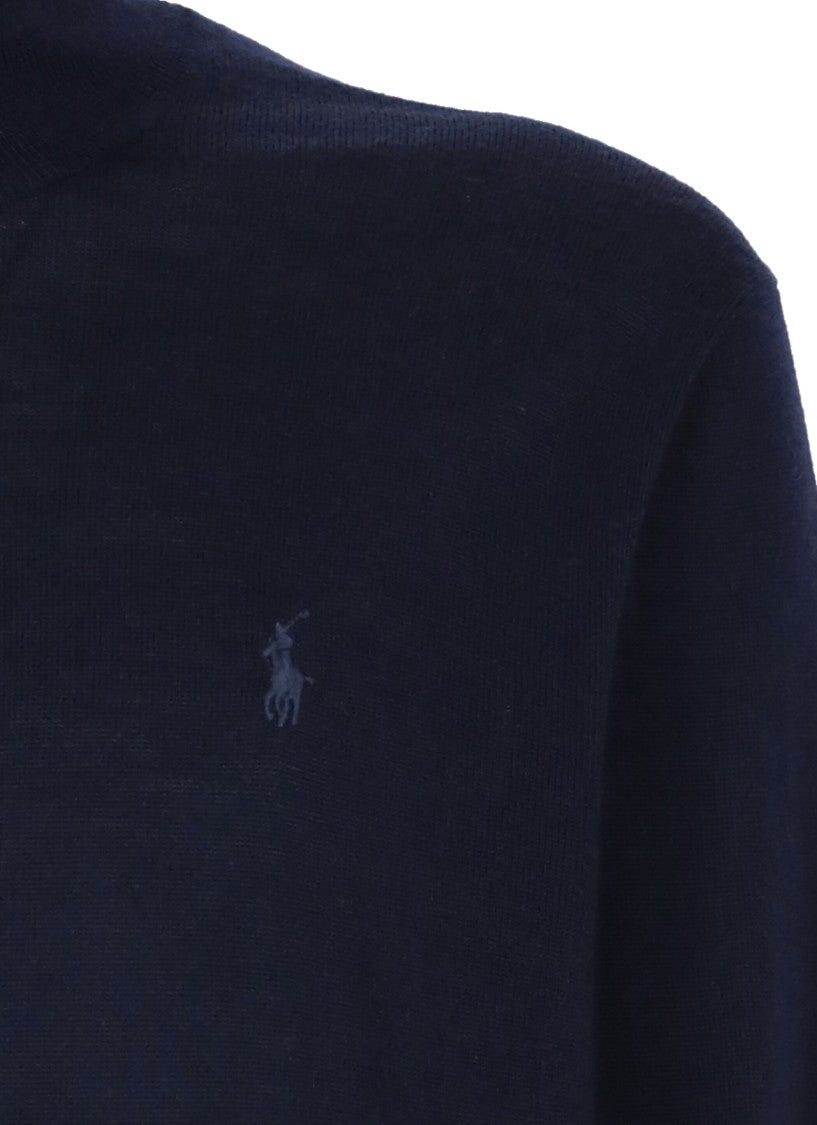 Polo Ralph Lauren Navy Blue Wool